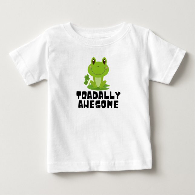 Toadally Fantastisk Funny Toad Frog T Shirt (Framsida)