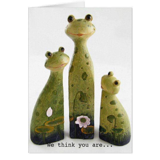 Toadally Fantastisk Hälsningskort (Framsidan)