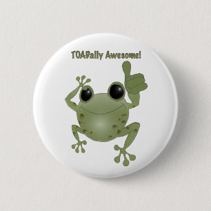 Toadally fantastisk! knapp