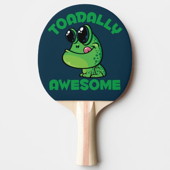 Toadally Fantastisk Lycklig Tecknad Toad Pingisracket (Framsidan)