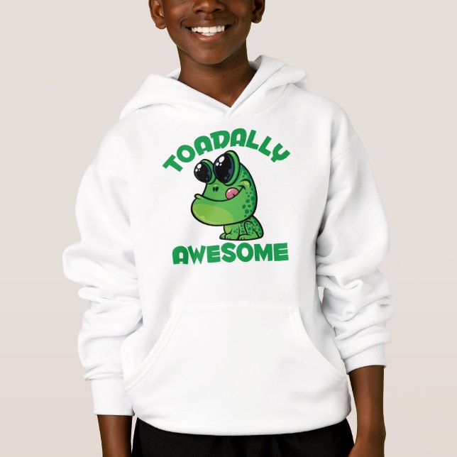 Toadally Fantastisk Lycklig Tecknad Toad T Shirt (Framsida)