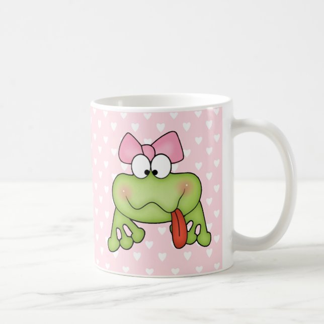 Toadally gullig flickagroda kaffemugg (Höger)