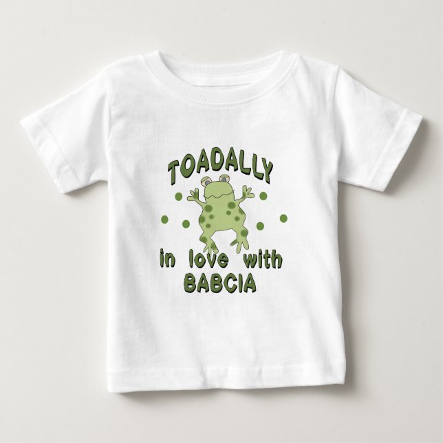 TOADALLY Kärlek Babcia Frog T-shirt (Framsida)