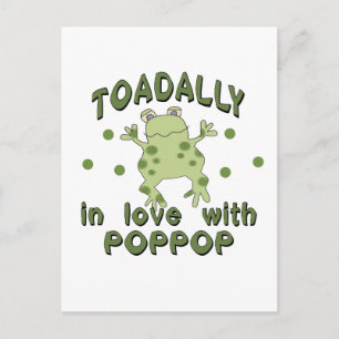 TOADALLY Kärlek Pop Pop Frog Vykort