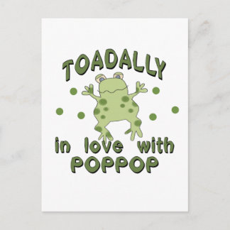 TOADALLY Kärlek Pop Pop Frog Vykort