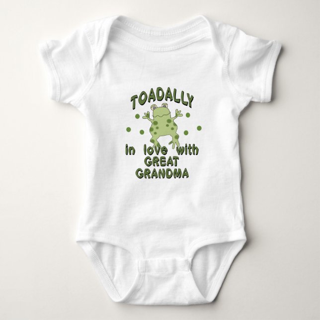 TOADALLY Kärlek Underbar Grandma Frog Tee Shirt (Framsida)