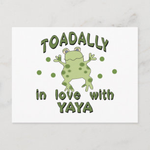 TOADALLY Kärlek Ya Ya Frog Vykort