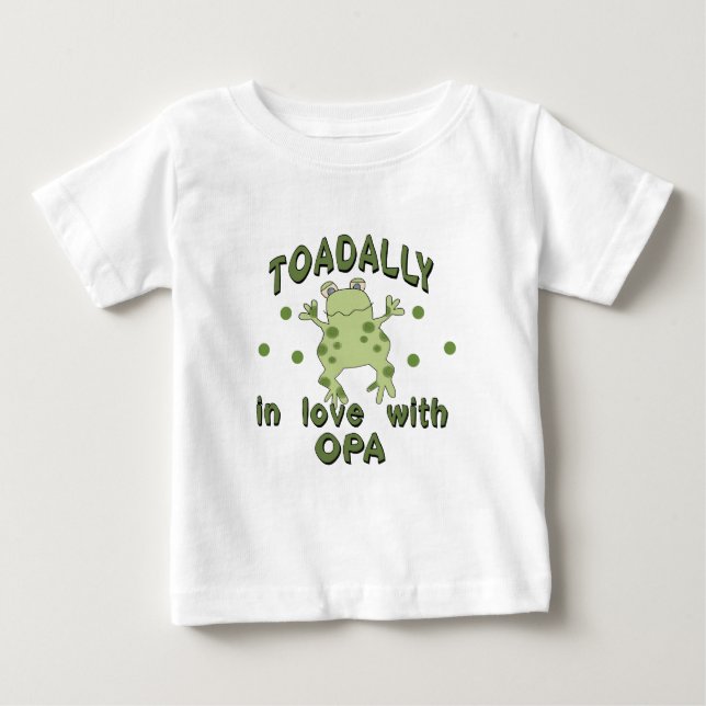 TOADALLY-kärlekOpa groda T-shirt (Framsida)