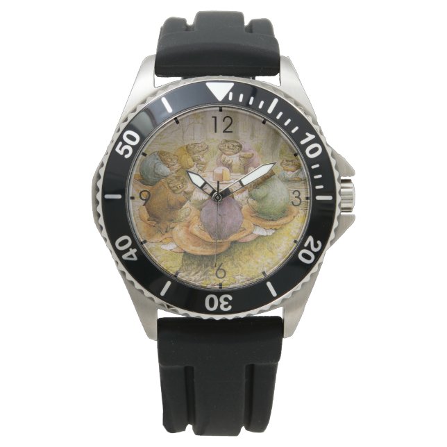 Toads Tea Party (av Beatrix Potter) Armbandsur (Framsida)