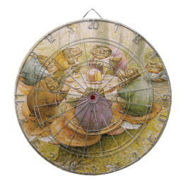 Toads'Tea Party (av Beatrix Potter) Darttavla