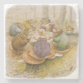 Toads'Tea Party (av Beatrix Potter) Stenunderlägg