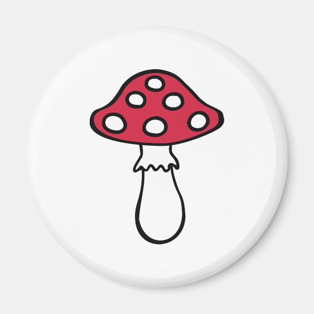 Toadstool fly agaric magnet (Framsidan)