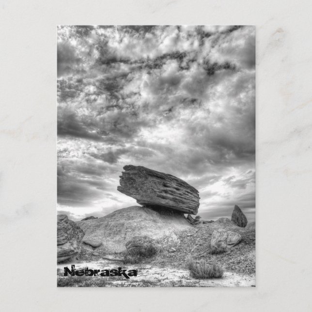 Toadstool Geologic Park, Nebraska Vykort (Framsida)