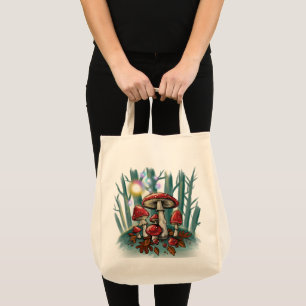 Toadstool svamp~ tobag tygkasse