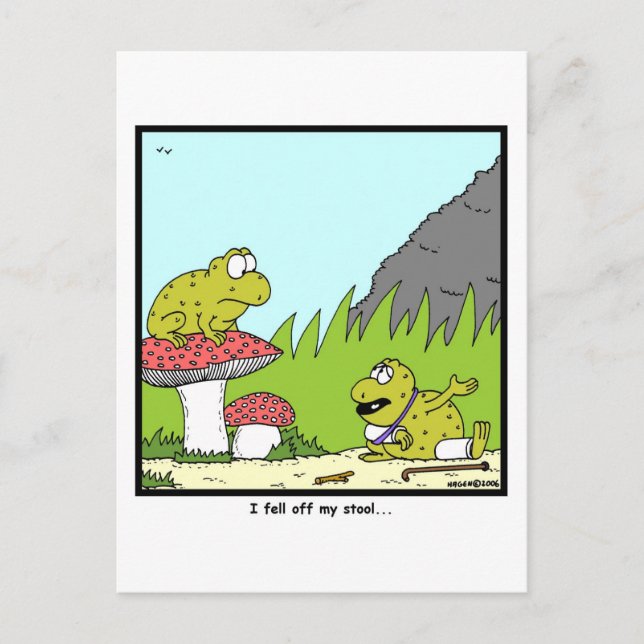 Toadstool Vykort (Framsida)