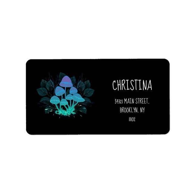 Toadstooler i Bushs Adressetikett (Framsidan)