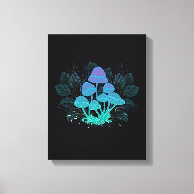 Toadstooler i Bushs Canvastryck (Framsida)