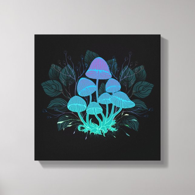 Toadstooler i Bushs Canvastryck (Framsida)