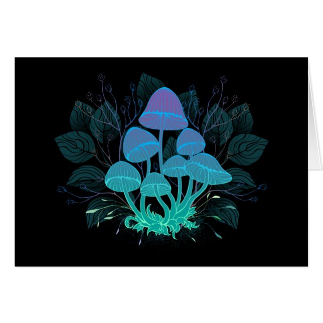 Toadstooler i Bushs Hälsningskort (Framsidan Horizontal)