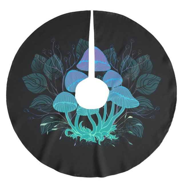 Toadstooler i Bushs Julgransmatta Borstad Polyester (Framsidan)