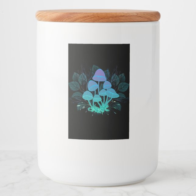 Toadstooler i Bushs Mat Etikett (Framsida)