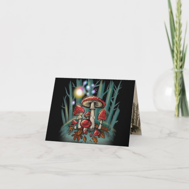 Toadstools~ Note-kort Kort (Framsida)
