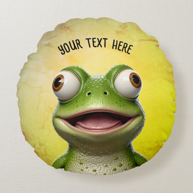 ToadTally Fantastisk Rund Kudde (Framsidan)