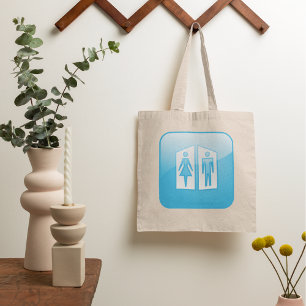 Toalets ikon Toyte Bag Tygkasse
