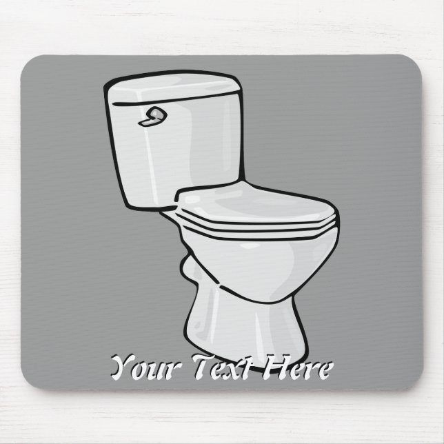 Toalett Mousepad Musmatta (Framsidan)