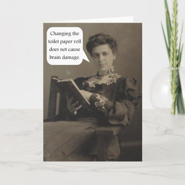 Toalett Papper offert Kort (Framsida)