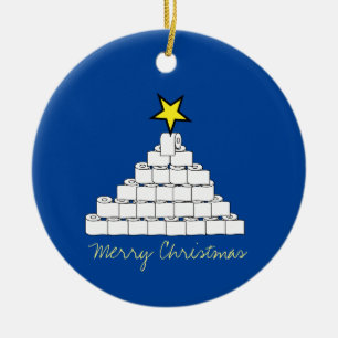Toalett Papprare Julgran ornament