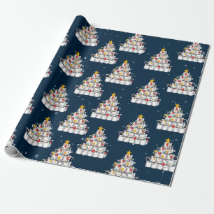 Toalett papprare träd 2020, rolig jul presentpapper