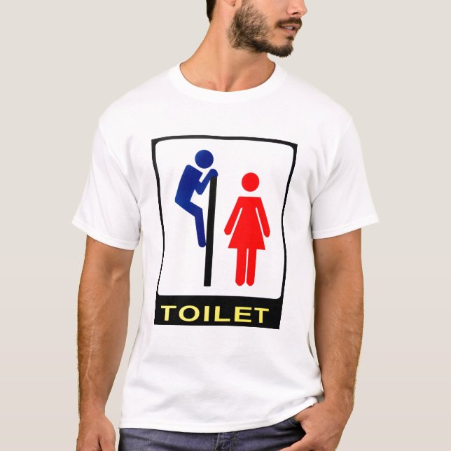 Toalett Tee Shirt (Framsida)