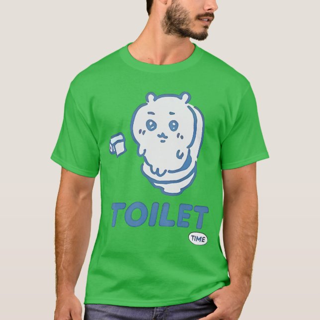 Toalett Tid Chikawa Meme T-shirt (Framsida)