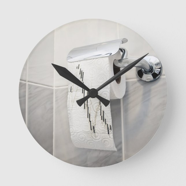 Toalettanalys Rund Klocka (Framsida)