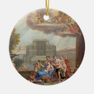 Toaletten av Venus, 18th århundrade Julgransprydnad Keramik