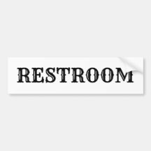 Toaletten undertecknar westernt