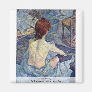 Toaletten, vid Toulouse-Lautrec Henri De Magnet