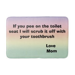 Toaletthumor badrumsmatta