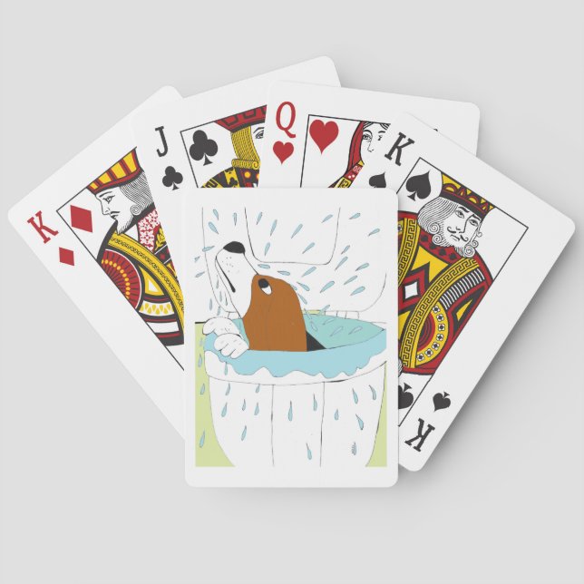 toaletthund  casinokort (Baksidan)