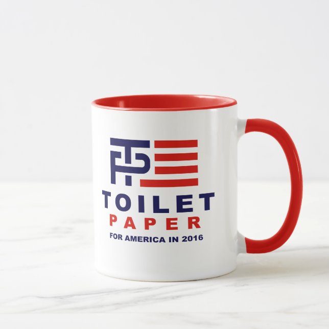 Toalettpapper för Amerika 2016 - Mugg (Höger)