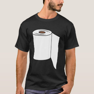 Toalettpappersrulle Halloween-kostym Rollig Utkläd T Shirt