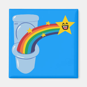 Toalettregnbåge Magnet