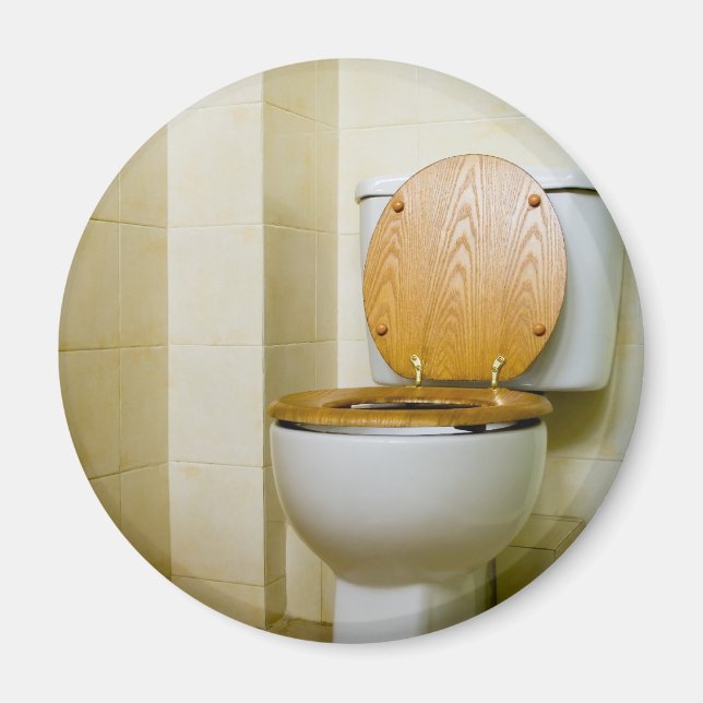 Toalettskål på hotellrum magnet (Framsidan)