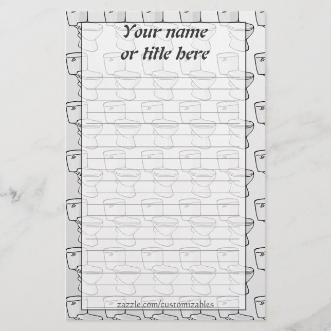 Toalettstationeri Brevpapper (Framsida)