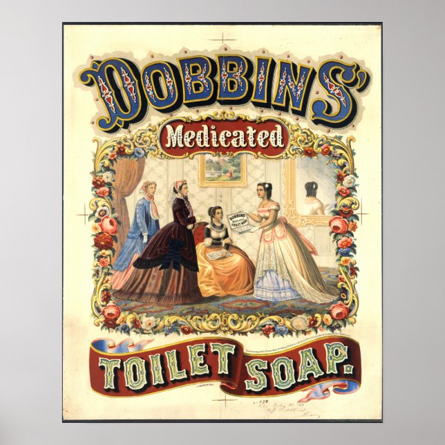 Toaletttvål för dobbiner poster (Framsidan)