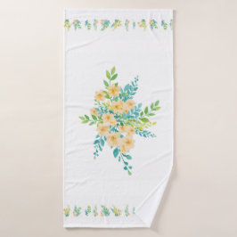 Toalla de baño "Flores del campo"