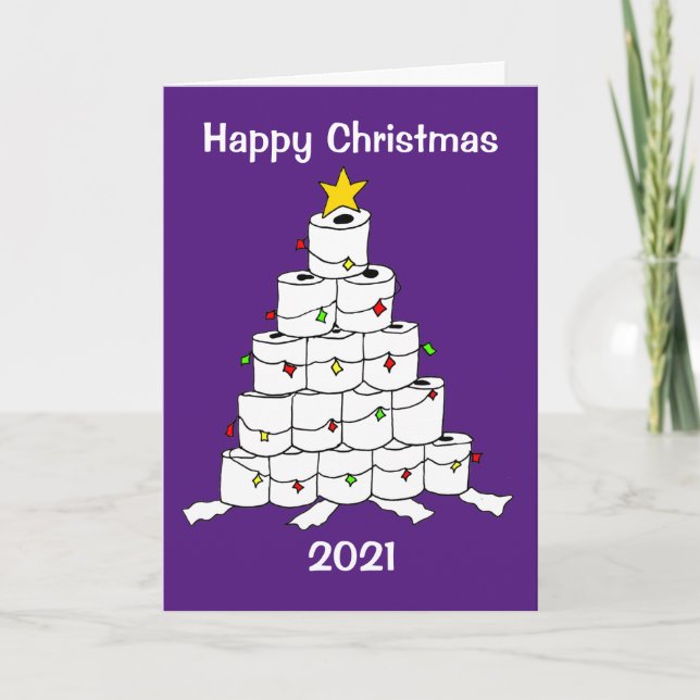 Toarulle Julgran Julkort Helgkort (Framsida)
