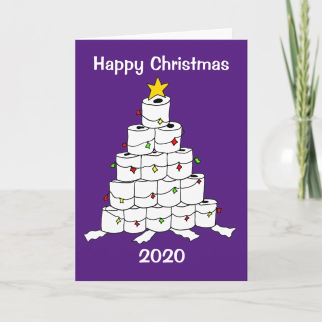 Toarulle Xmas Träd 2020 Helgkort (Framsida)