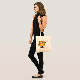 Toast Ansikte Tote Bag Tygkasse